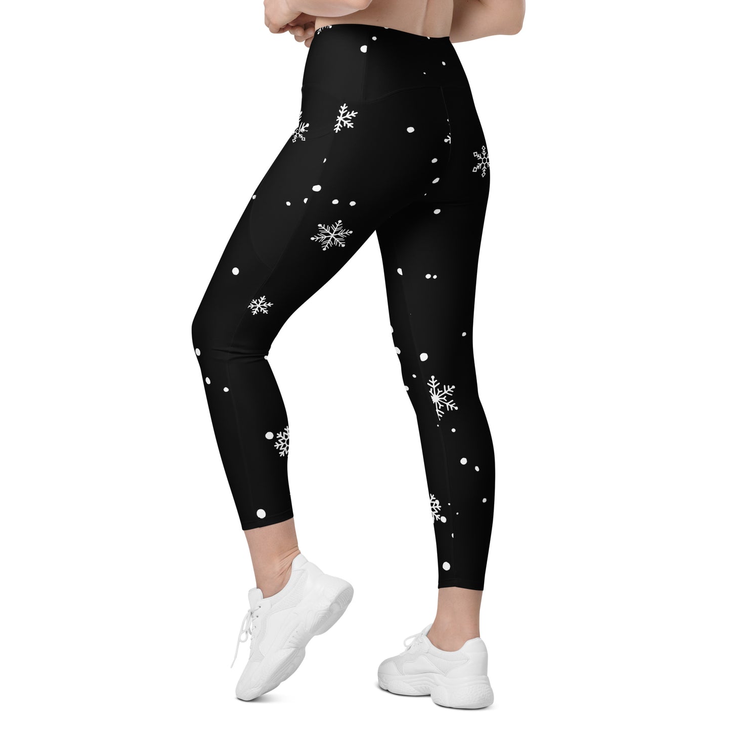 Black Snow Leggings with pockets