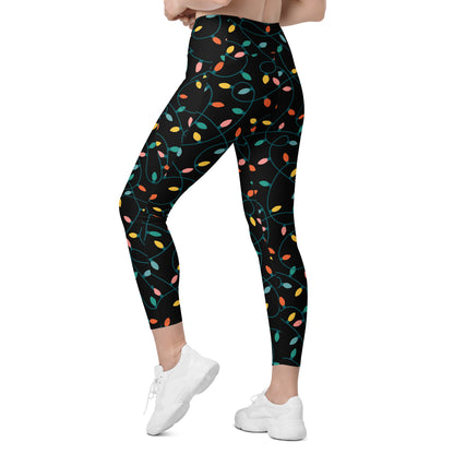 Christmas Light Leggings with pockets