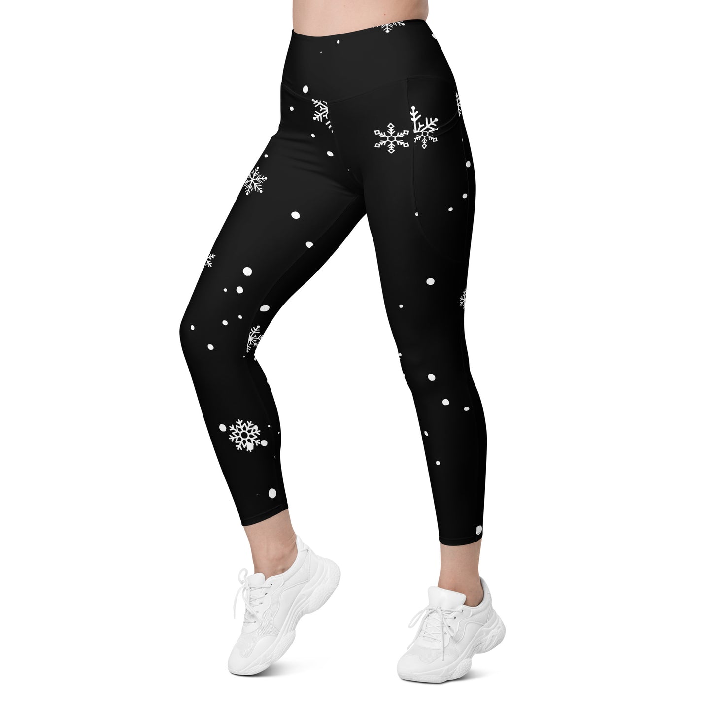 Black Snow Leggings with pockets