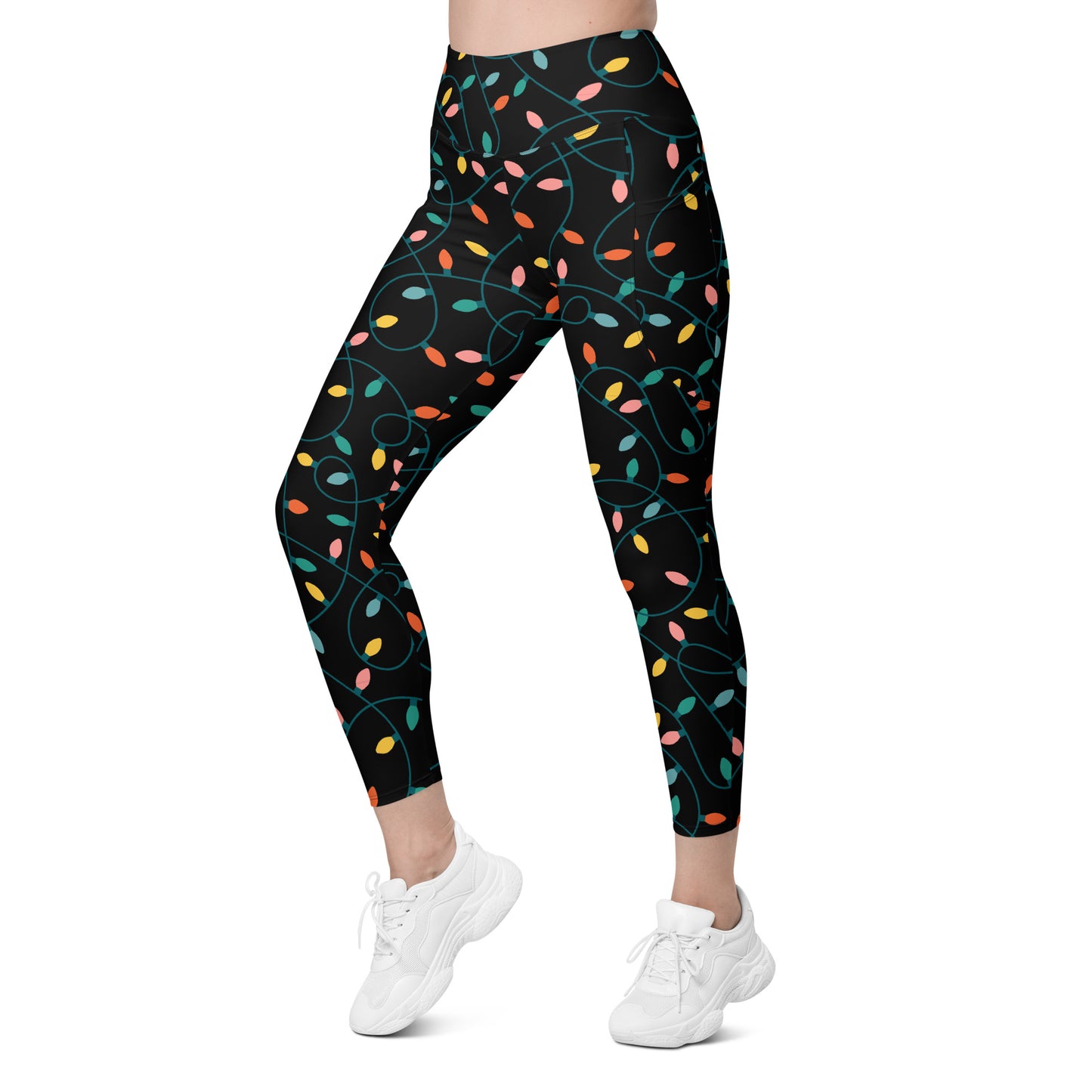 Christmas Light Leggings with pockets