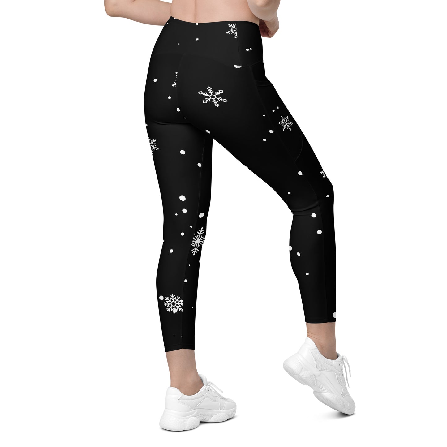 Black Snow Leggings with pockets