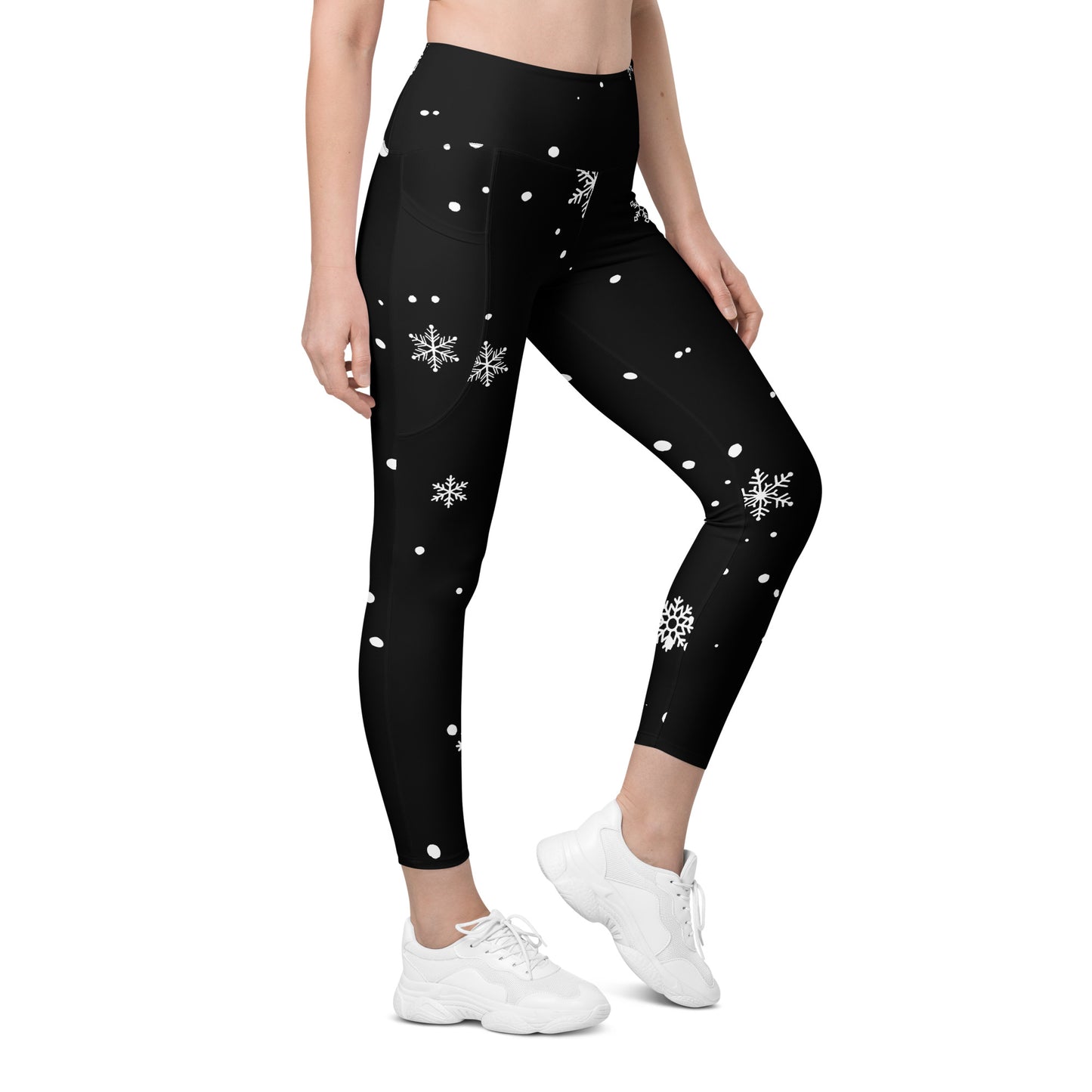 Black Snow Leggings with pockets