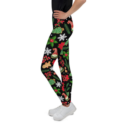 Christmas Cookie Youth Leggings