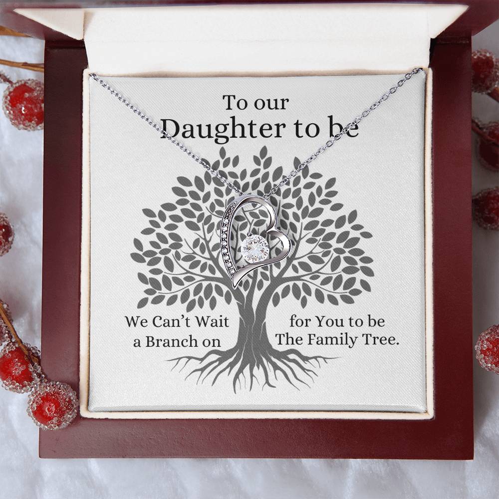 To Our Daughter To Be Necklace