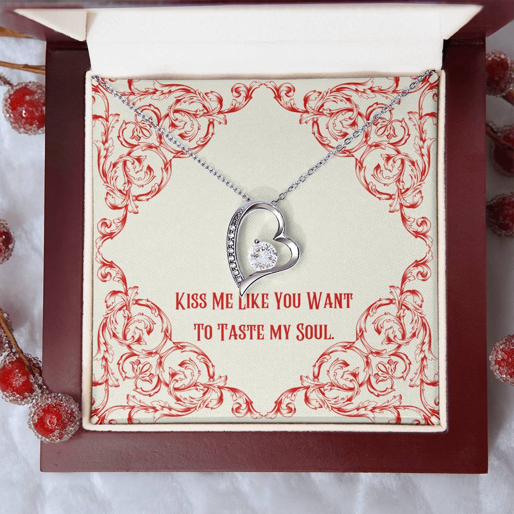 Kiss Me Heart Necklace