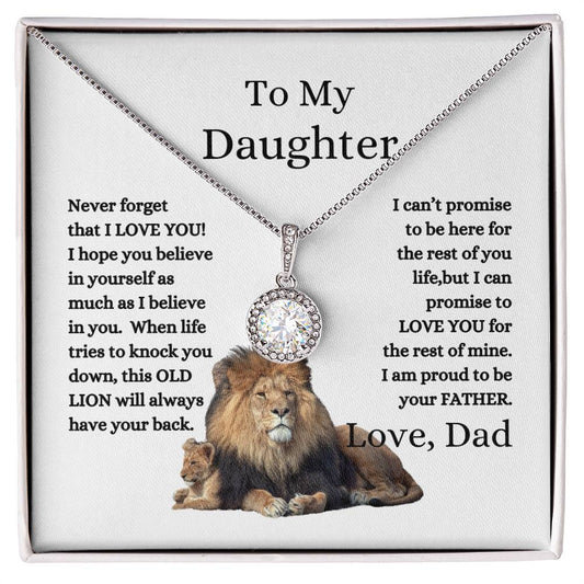 To My Daughter Necklace