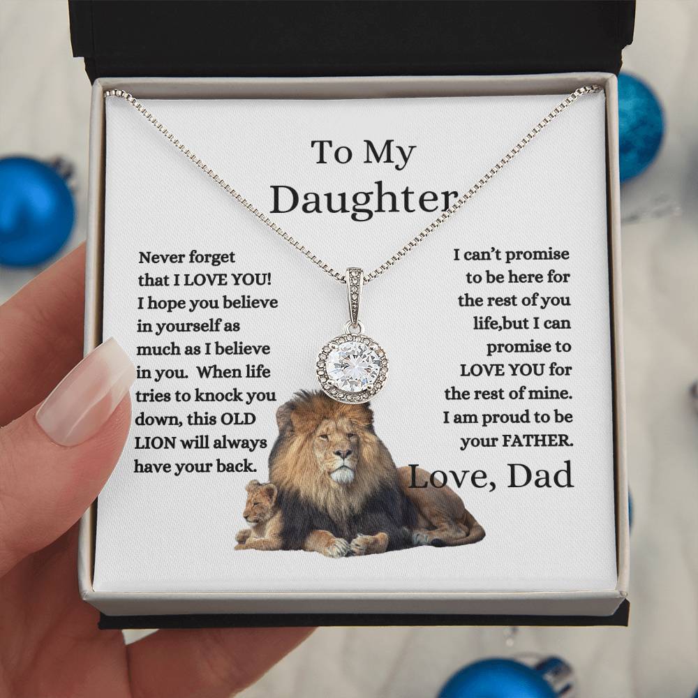 To My Daughter Necklace