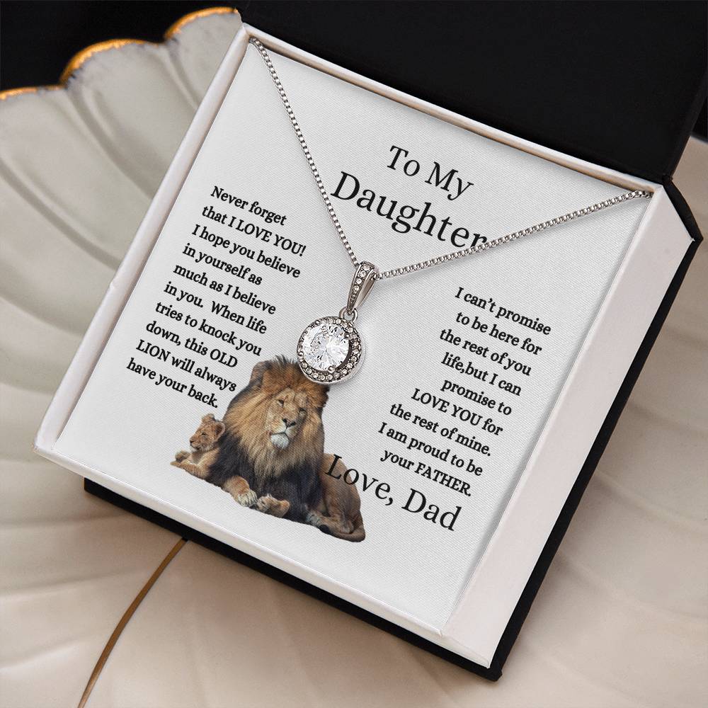 To My Daughter Necklace