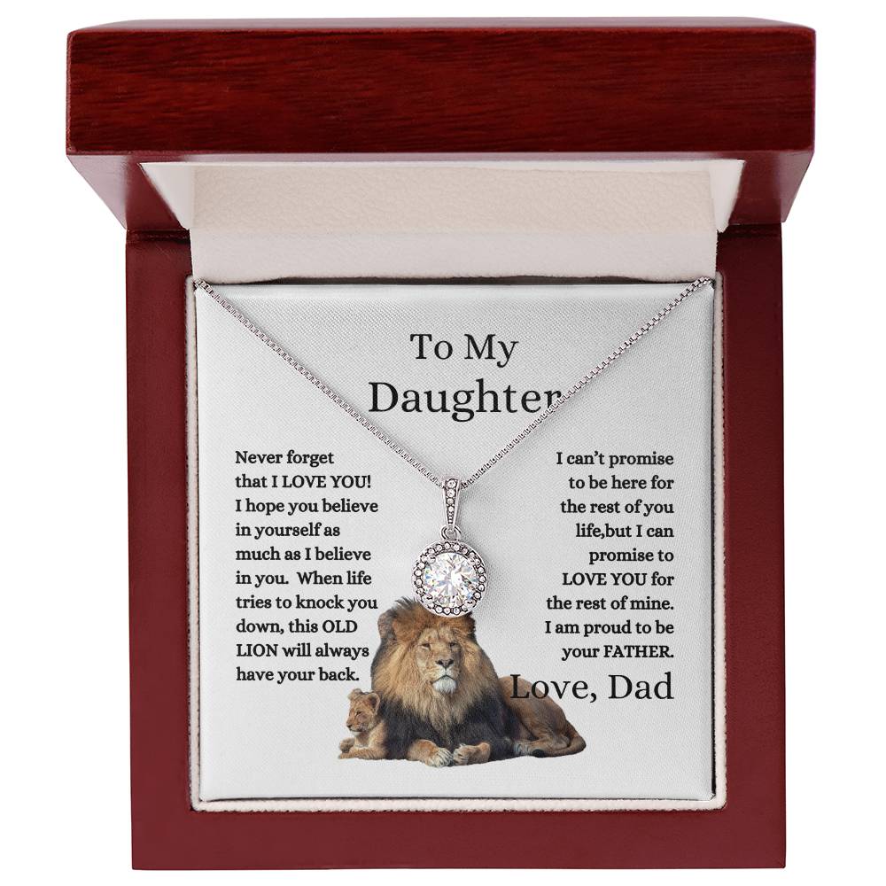 To My Daughter Necklace