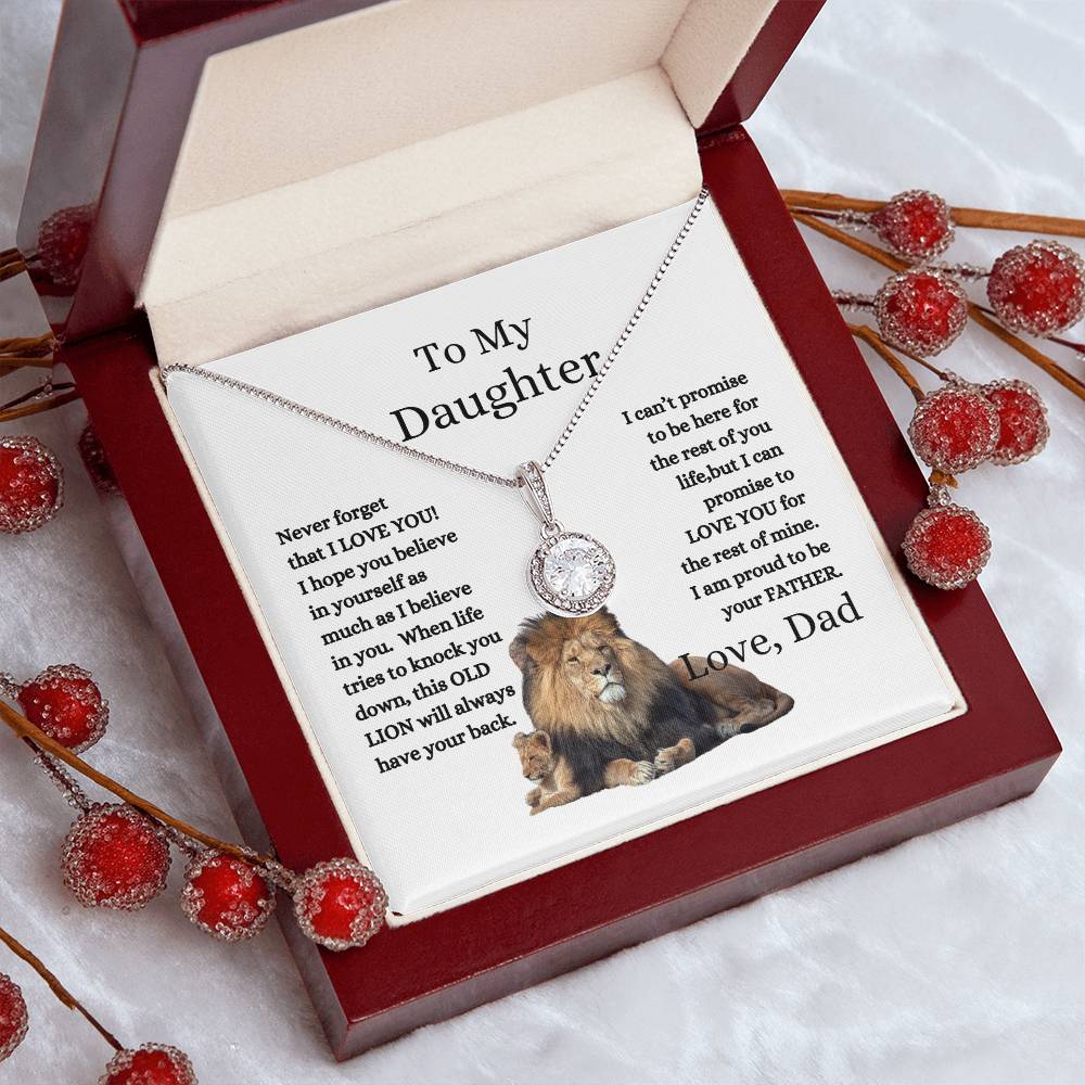 To My Daughter Necklace