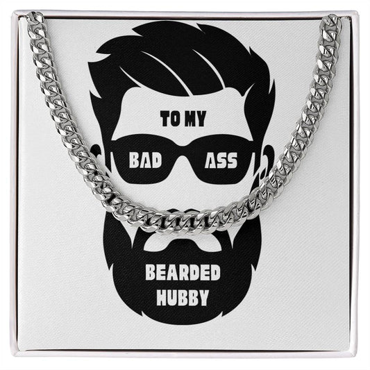 To My Badass Bearded Hubby Chain