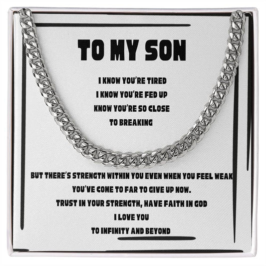 To My Son Chain