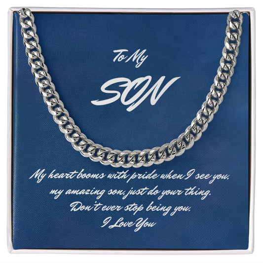 To My Son Chain