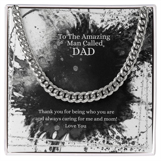 To My Amazing Dad Chain