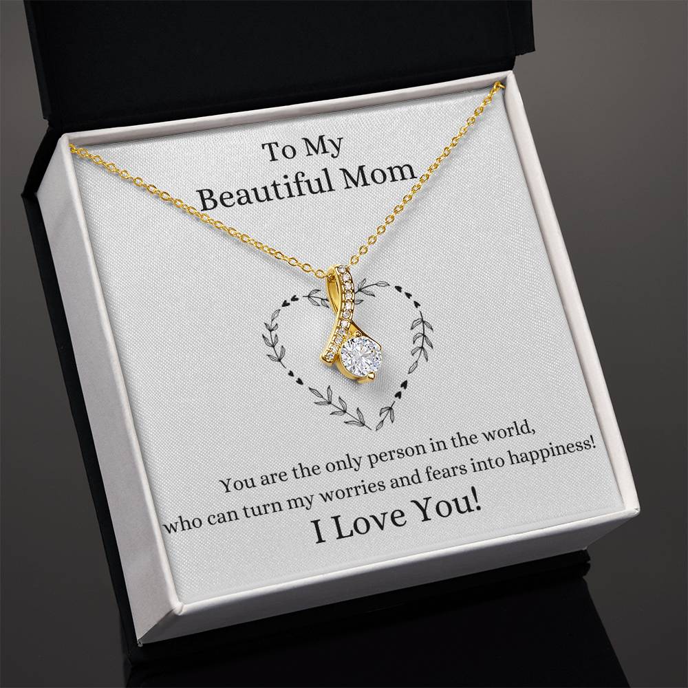 To My  Beautiful Mother Necklace