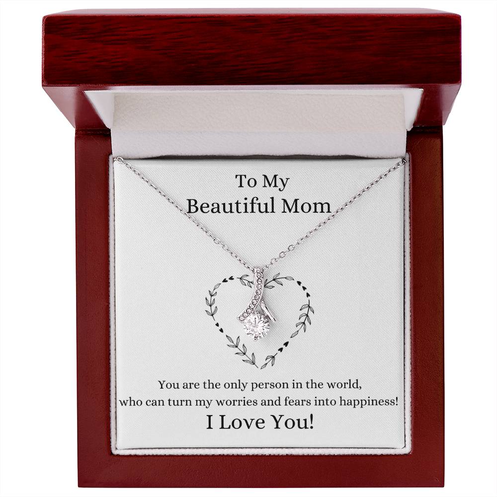 To My  Beautiful Mother Necklace