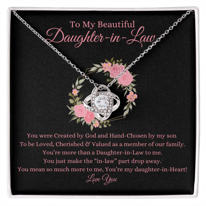 To My Daughter-in-Law Necklace