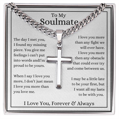 To My Soulmate Cross