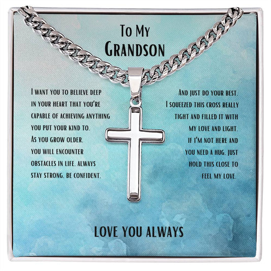 To My Grandson Cross