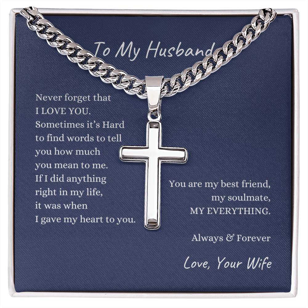 To My Husband Cross