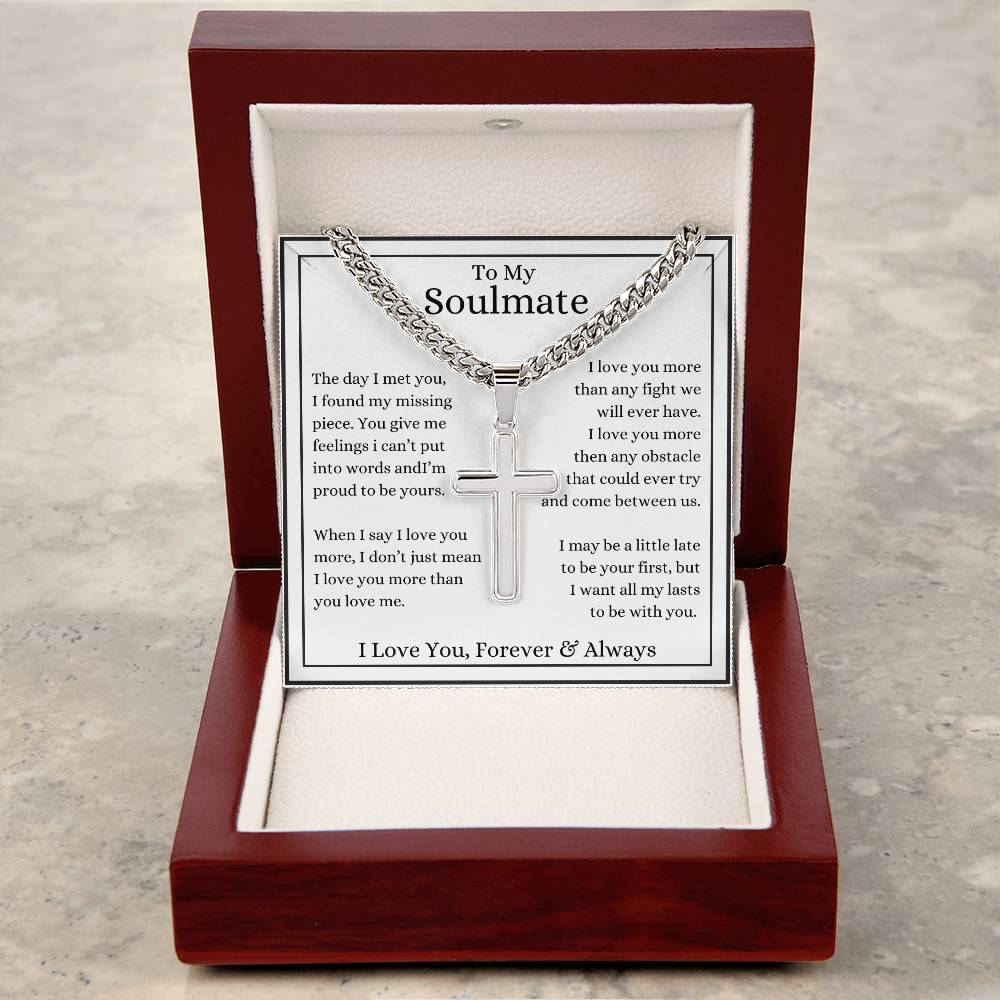 To My Soulmate Cross