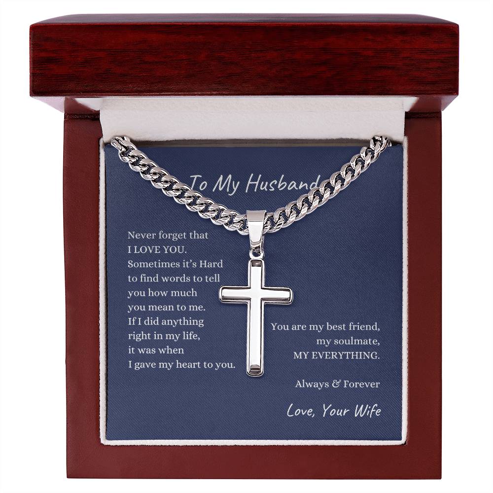 To My Husband Cross