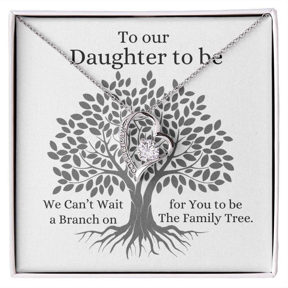 To Our Daughter To Be Necklace