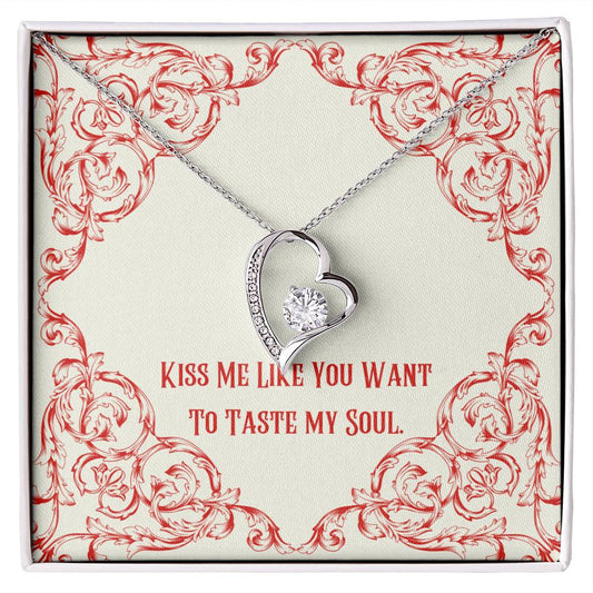 Kiss Me Heart Necklace