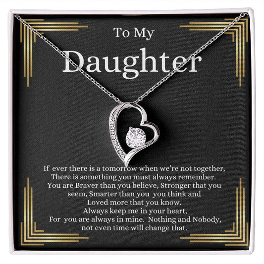 To My Daughter Necklace