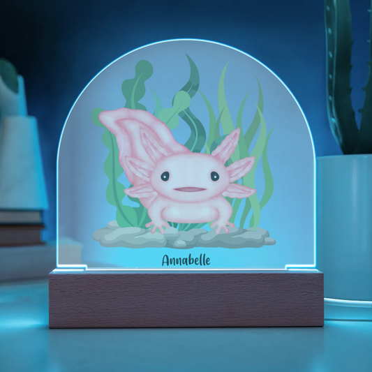 Axolotl Acrylic - Custom Name