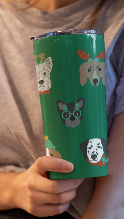 Christmas Dog Tumbler 20oz