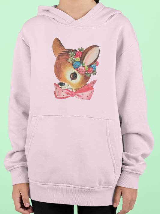 Vintage Baby Deer Youth Hoodie