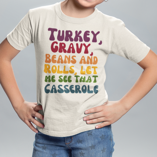 Thanksgiving Food Youth Tee