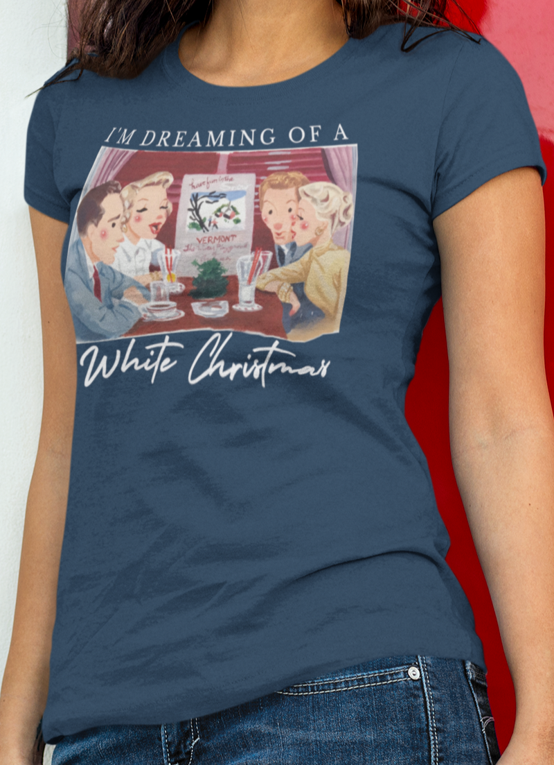 Vintage White Christmas Women's Tee