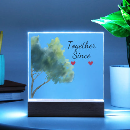 Together Since Acrylic - Custom